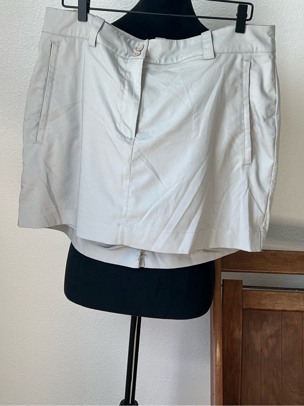 Light Gray Mini Skirt - Classic Everyday Style